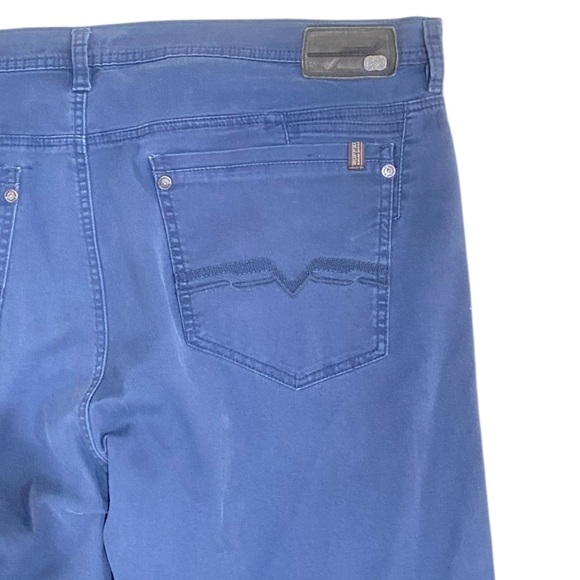 Men’s Buffalo David Bitton navy stretch cotton slim straight pants jean 44 x 30 - Picture 8 of 13